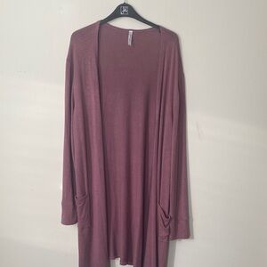 Women's Mauve Cardigan